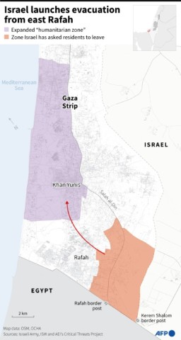 Israel launches evacuation from east Rafah