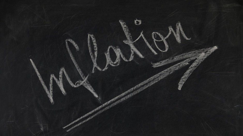 File: A blackboard with 'inflation' written on it. Pixabay/Gerd Altmann 