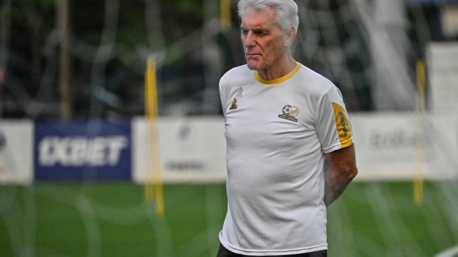 South Africa's head coach Hugo Broos. AFP/Sia Kambou