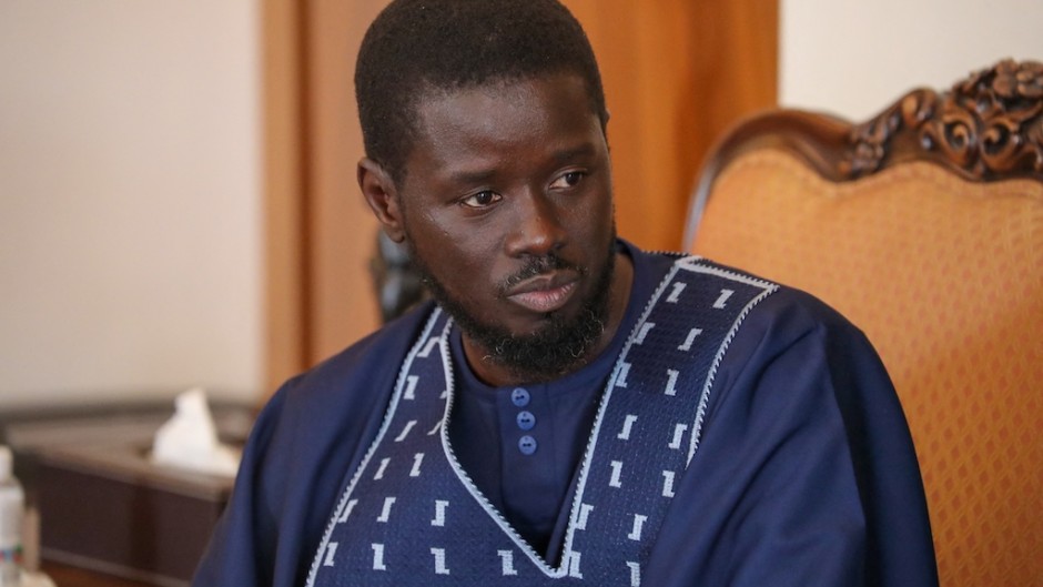Senegal's president-elect Bassirou Diomaye Faye. AFP/Senegalese Presidency