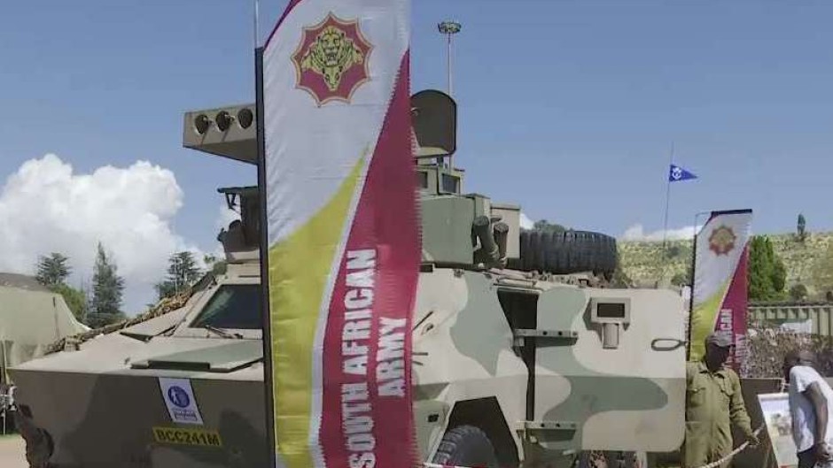 The SANDF display at the Rand Show.