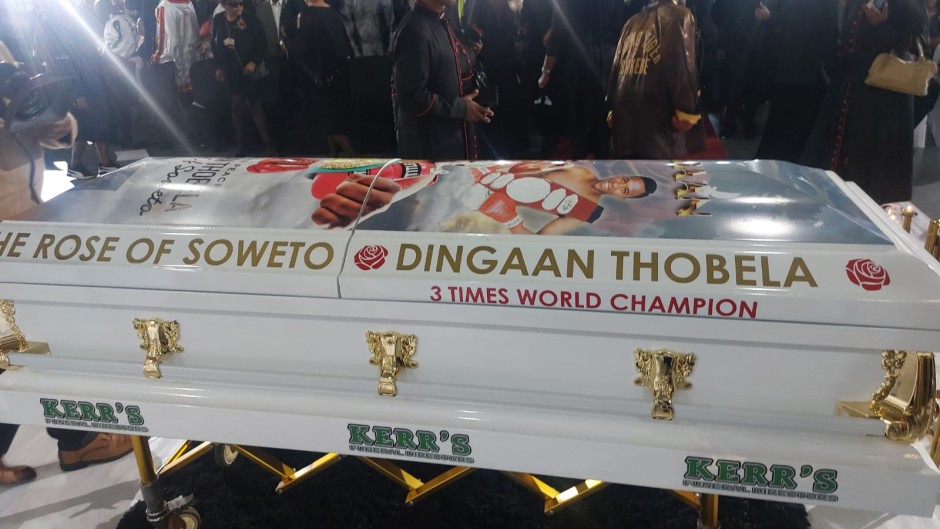 Dingaan Thobela laid to rest.