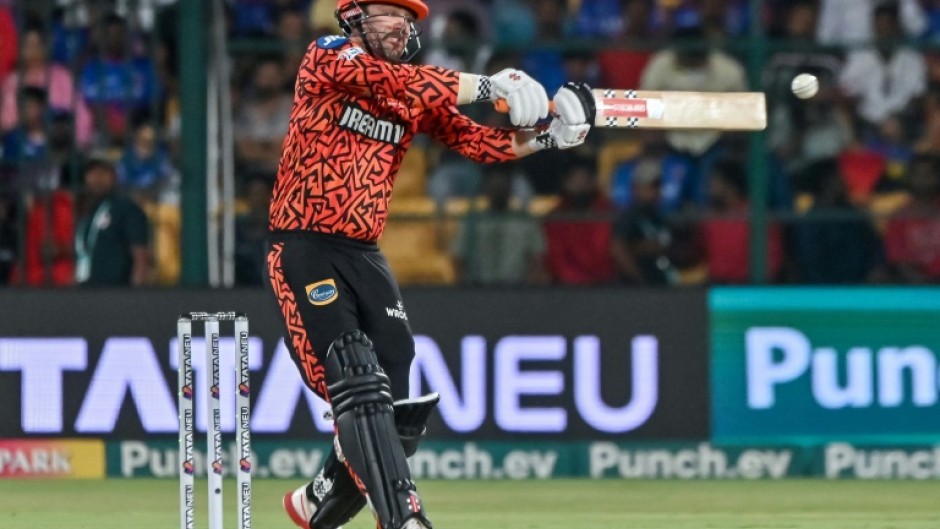 Travis Head on his way to a 41-ball 102 as Sunrisers Hyderabad posted an IPL  record 287-3 against Royal Challengers Bengaluru 