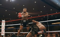 Mike Tyson floors Trevor Berbick in the second round in 1986 to become the youngest world heavyweight champion