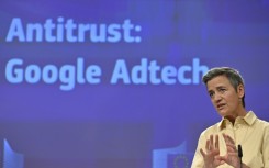 European Commission Vice President Margrethe Vestager said Google 'may have illegally distorted competition in the online advertising industry'
