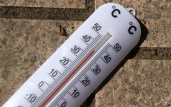 File: A photo of a thermometer taken during a heatwave. AFP/Alain Pitton/NurPhoto