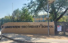 Eqinisweni Secondary School in Ivory Park. eNCA/Hloni Mtimkulu
