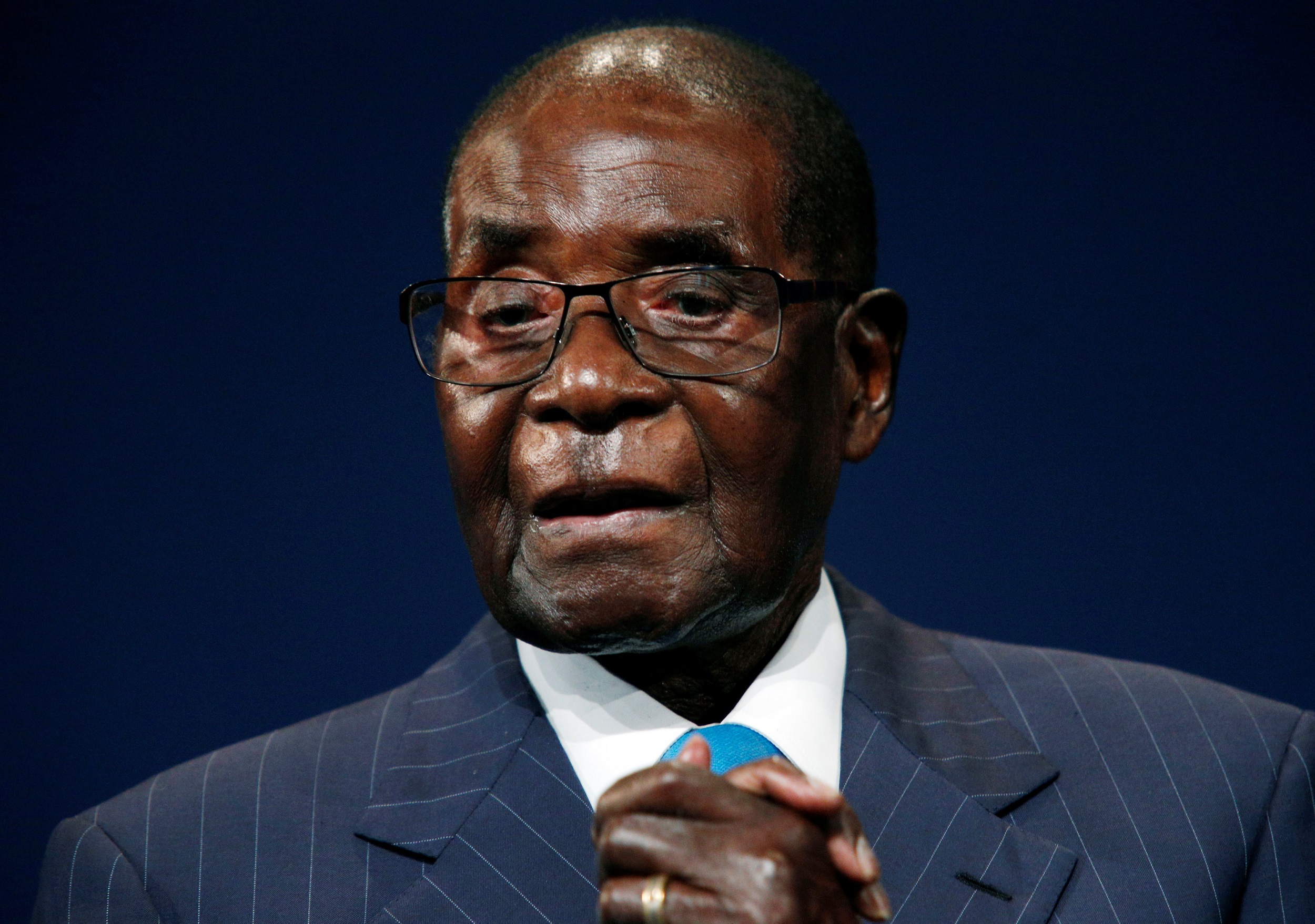 File: Robert Mugabe's body is expected in Zimbabwe soon.