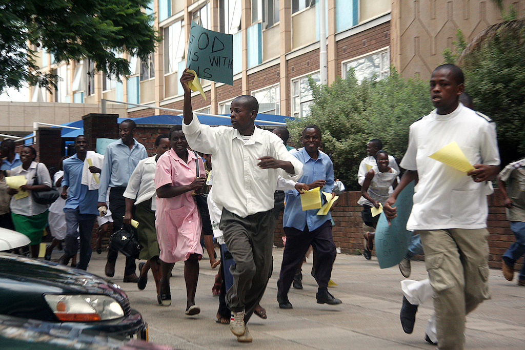 The Zimbabwe Hospitals Doctors Association says the strike will continue until all their grievances are met.