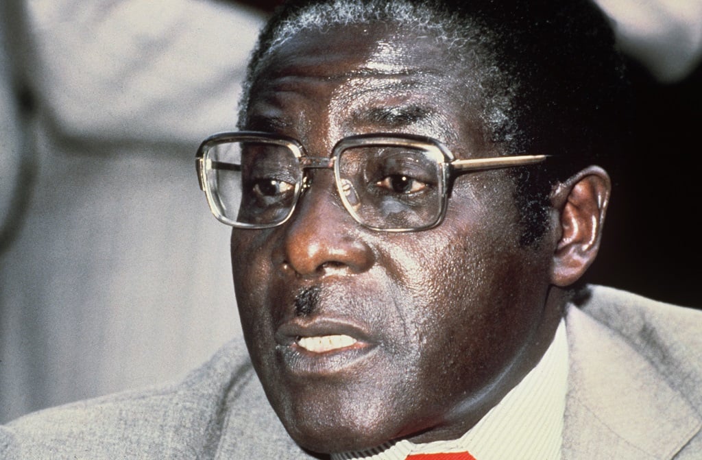 Zimbabwean Prime minister and leader of the ZANU party, Robert Mugabe, is seen, in March 1980, in Harare.