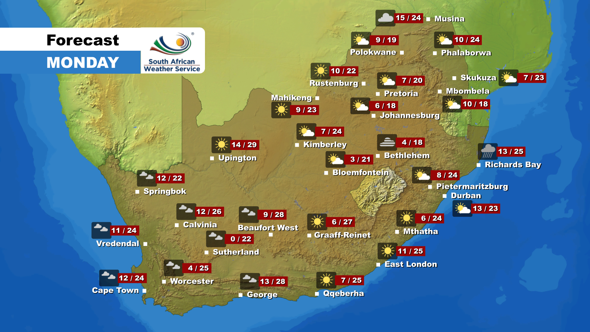 Weather Forecast   20 August 20   eNCA