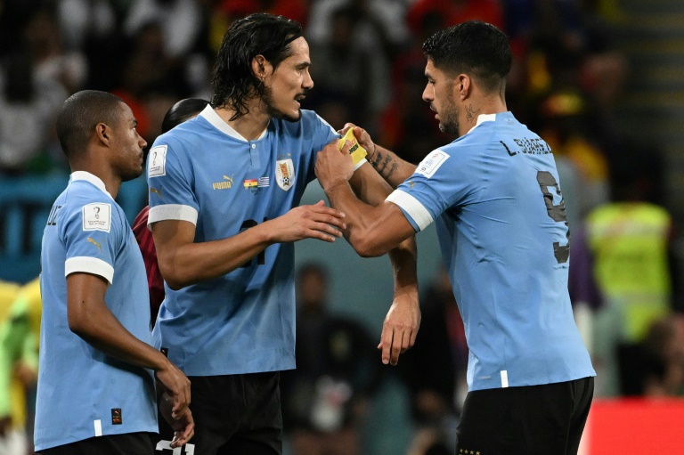 Tears for Suarez! Uruguay fall at group stages after Portugal fail