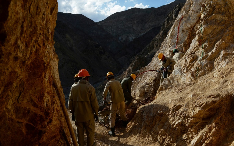 Afghan workers at a gold mine in Baghlan province in the north of the country in 2013 Afghan workers at a gold mine in Baghlan province in the north of the country in 2013
