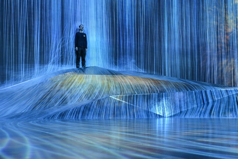 Cascading light and 'wobbling' orbs at new Tokyo art museum - eNCA