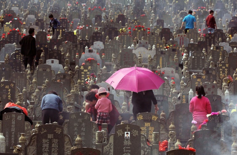 'Bone-ash apartments' are used by some families in China as resting places for their loved ones' remains