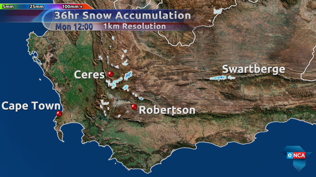 First sight of snow for Western Cape  eNCA