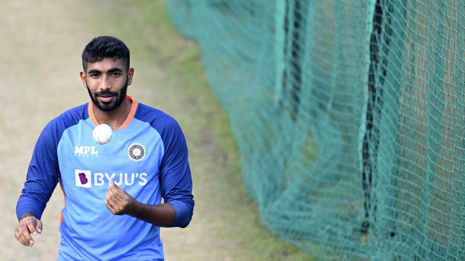 File: India's Jasprit Bumrah. Sajjad HUSSAIN / AFP