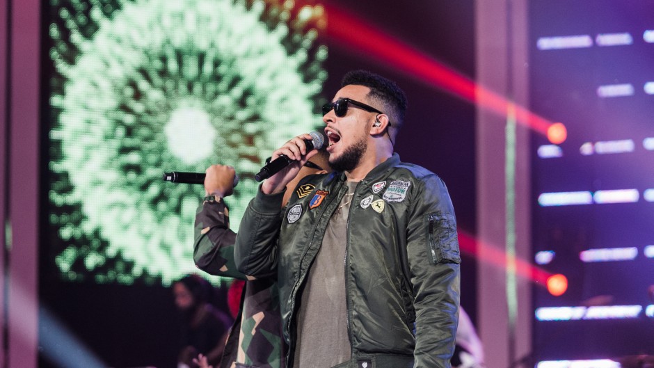 File: Kiernan Forbes, known as AKA, performs at the 22nd annual South African Music Awards (SAMAS) at the Durban International Convention Centre in Durban on June 4, 2016.