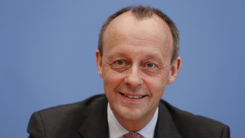 Christian Democratic Union (CDU) politician Friedrich Merz