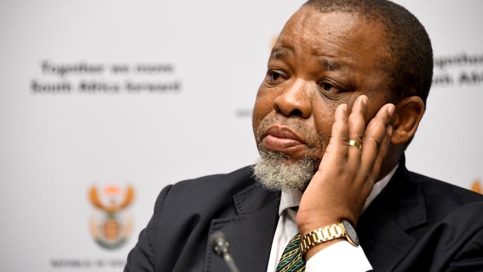 File: Mineral Resources and Energy Minister Gwede Mantashe.