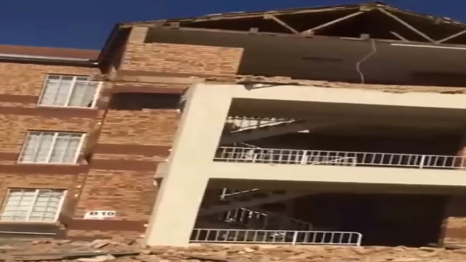 The Council for Geoscience says the quake measured a magnitude of 4.4. (eNCA\Screenshot)