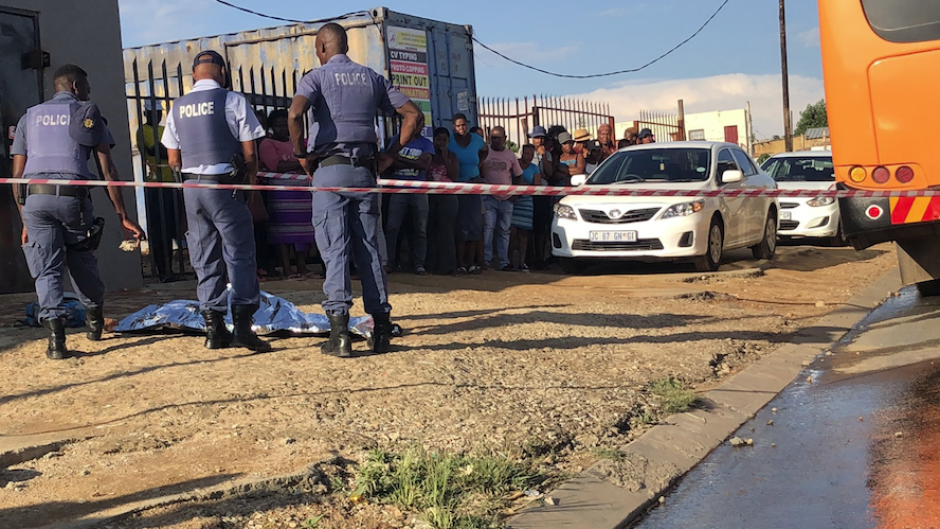 A child has been run over by a bus in Diepsloot.