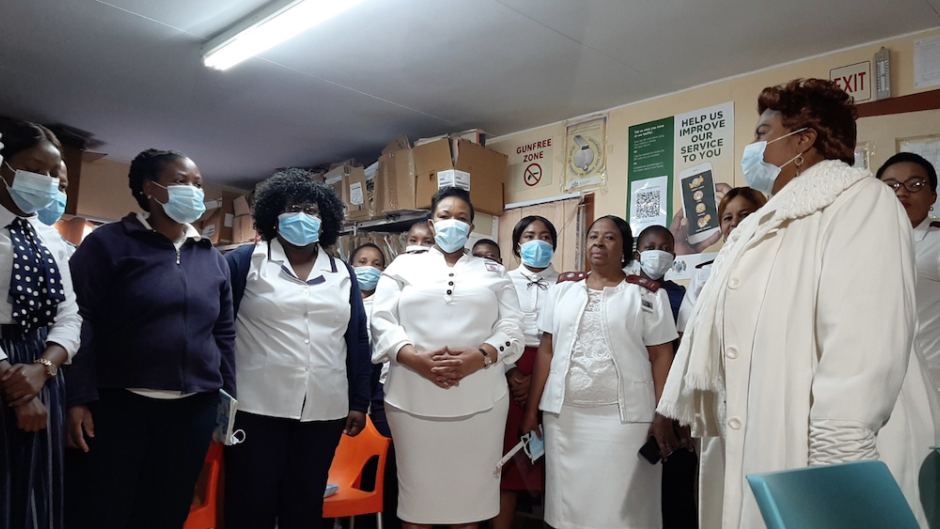Community Health Care Workers and Nurses at Sebokeng's Zone 17 Clinic.