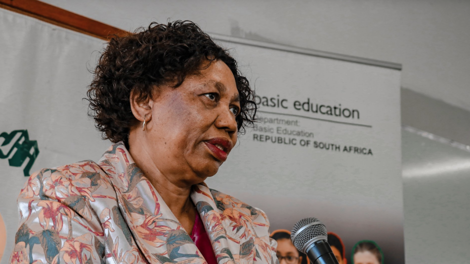 Basic Education Minister Angie Motshekga.