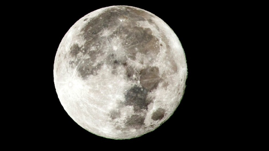A photo of a full moon, from Earth -- lunar orbiters should be able to photograph the rocket's impact soon