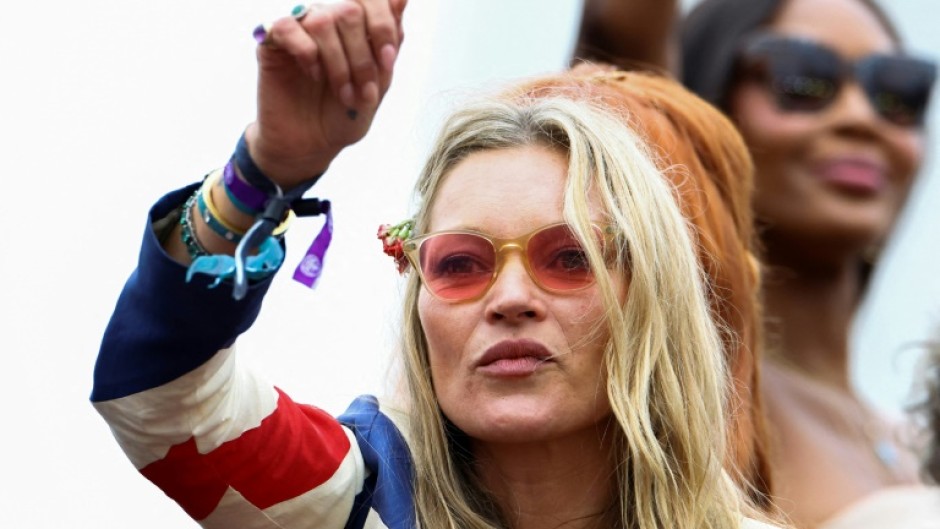 Kate Moss was one of the British celebrities who helped celebrate Queen Elizabeth II's Platinum Jubilee in June