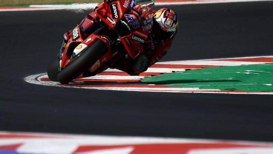 Australian rider Jack Miller will start from pole position at the San Marino MotoGP