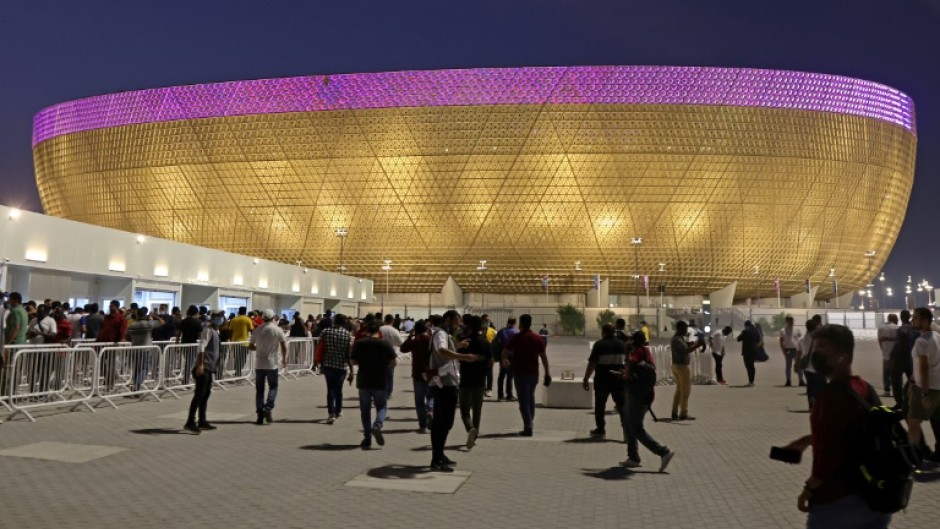 Lusail Stadium on the outskirts of Qatar's capital Doha 