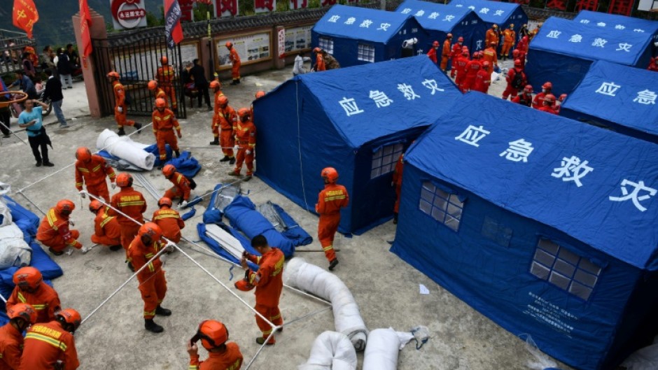 Over 22,000 people have so far been resettled into 124 temporary sites across Ganzi and Ya'an