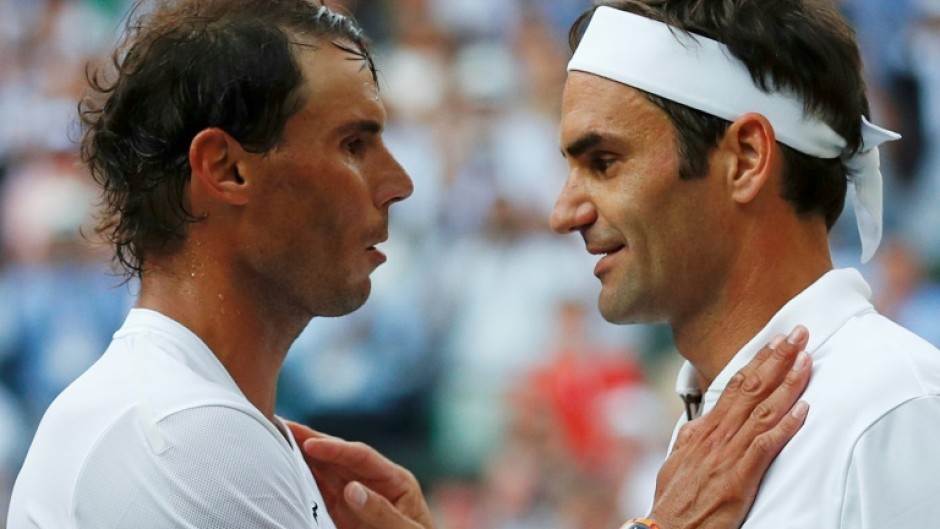 Roger Federer (right) wants to team up with long-time rival Rafael Nadal at the Laver Cup in London