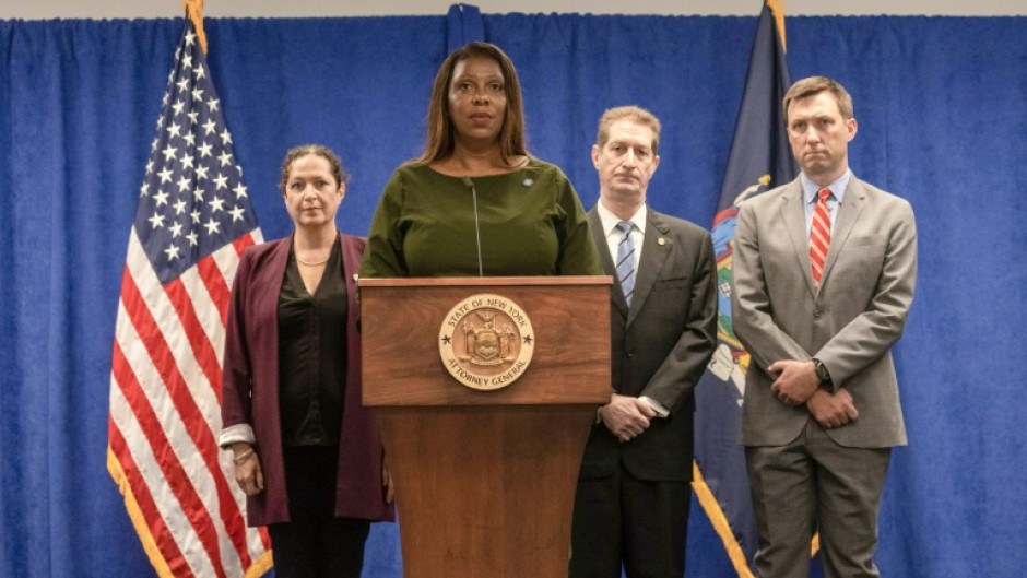 New York Attorney General Letitia James said that with the help of his children and others at the Trump organization, the former president gave fraudulent statements of his net worth