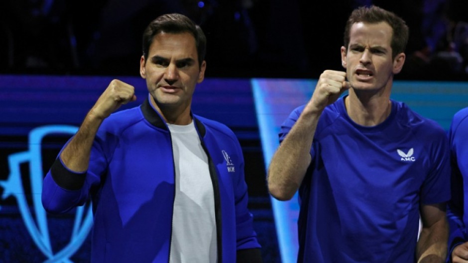 Roger Federer (left) and Andy Murray were both members of Team Europe at the 2022 Laver Cup in London