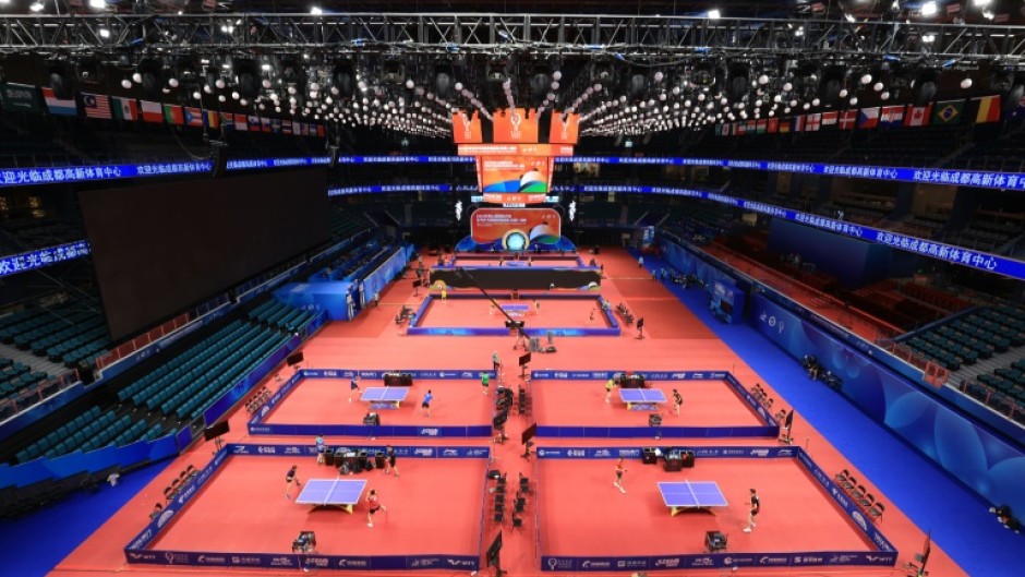 Much like the Beijing Games, the table tennis team championships will take place in a "closed-loop" system