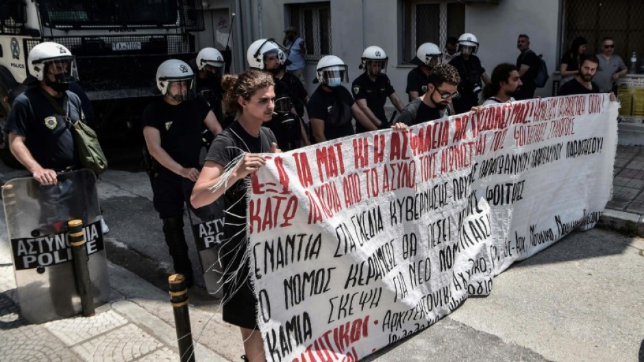 A police presence in universities is highly controversial in Greece