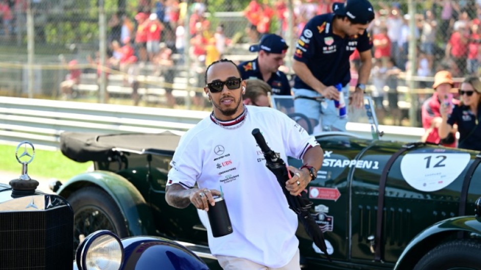 Lewis Hamilton ahead of the Italian Grand Prix earlier this month
