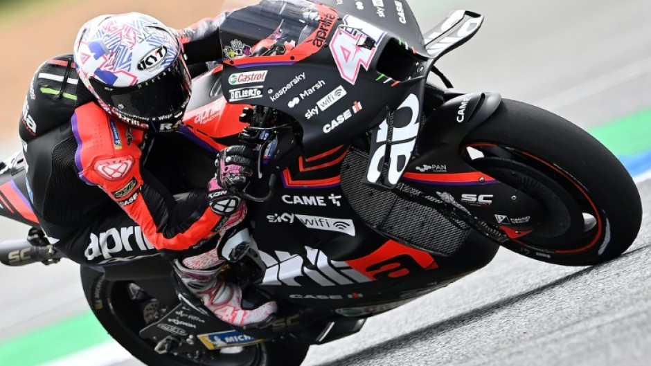 Aprilia Racings Aleix Espargaro in action this week in Thailand