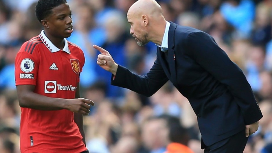 Erik ten Hag (right) was furious at Manchester United's surrender to Manchester City in a 6-3 defeat