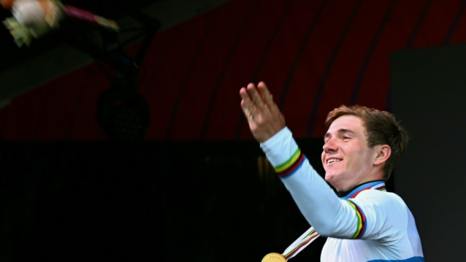 Belgium's Remco Evenepoel won the men's road race cycling at the UCI 2022 Road World Championship in Wollongong, Australia