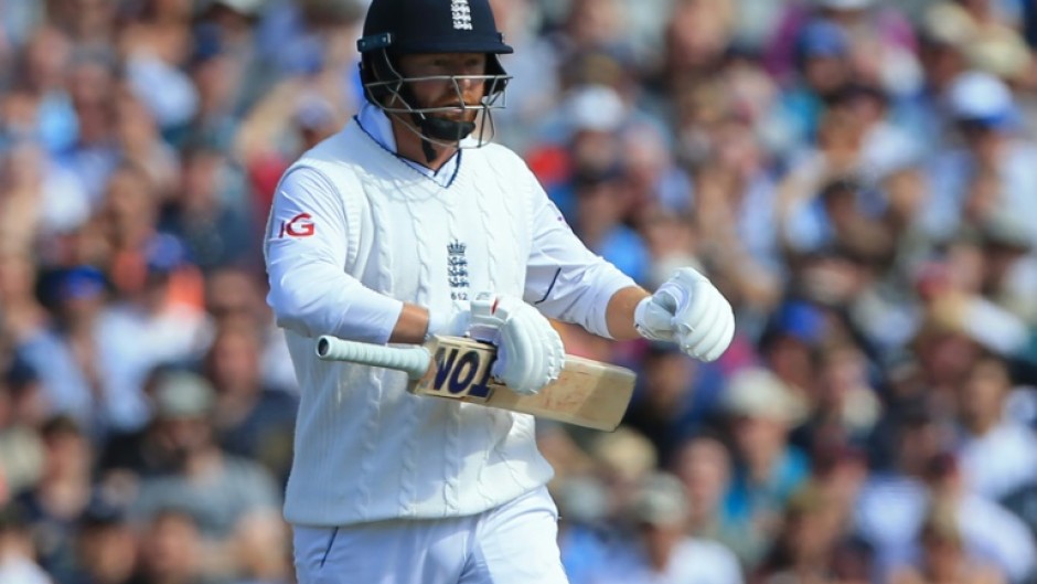 Bizarre injury: England batsman Jonny Bairstow 