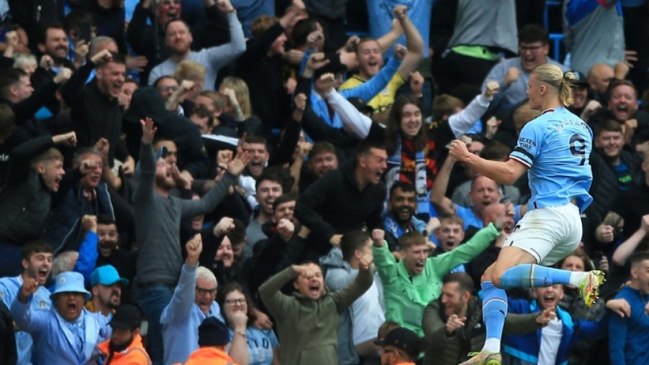 Erling Haaland has scored 17 goals in 10 competitive games for Manchester City
