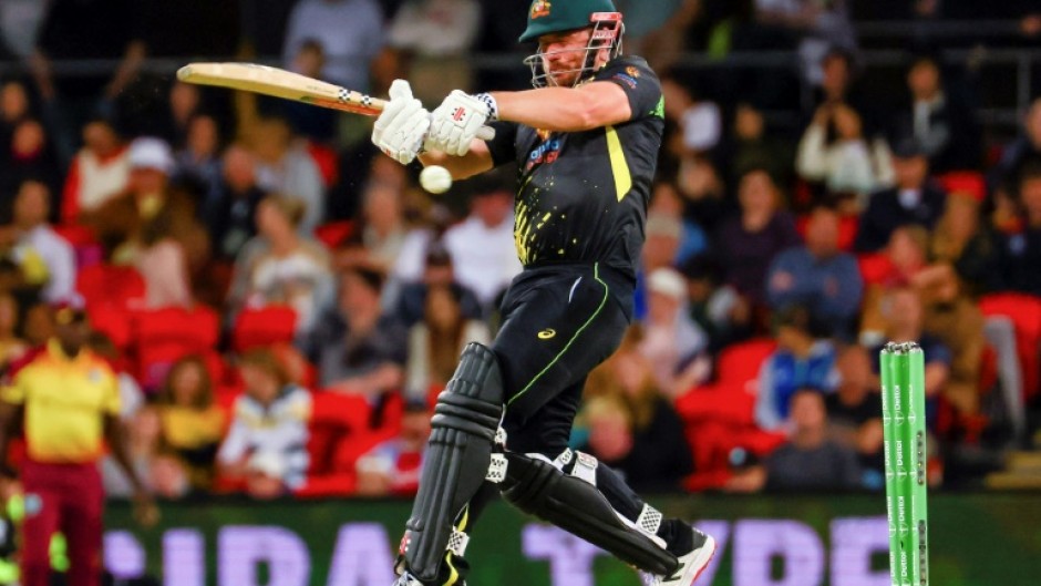 Aaron Finch hit 58 as Australia beat the West Indies