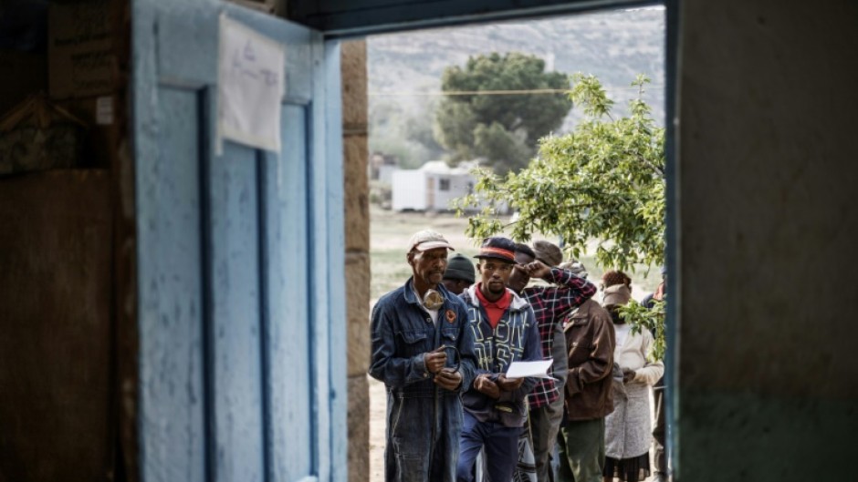 Some people queued for hours to be able to cast their vote