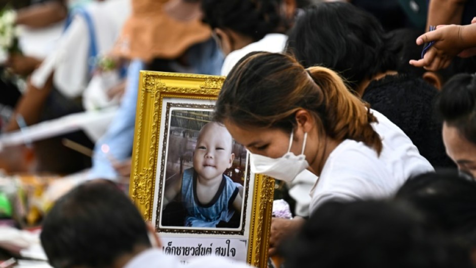 The carnage began when the attacker forced his way in during the children's nap time at about 12:30 pm (0530 GMT) on Thursday, opening fire with his own legally owned 9mm pistol and slashing with a knife