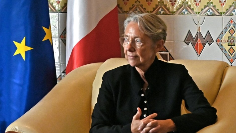 Borne is expected to sign deals on economic cooperation, including energy -- although deliveries of natural gas to France are 'not on the table', according to her office