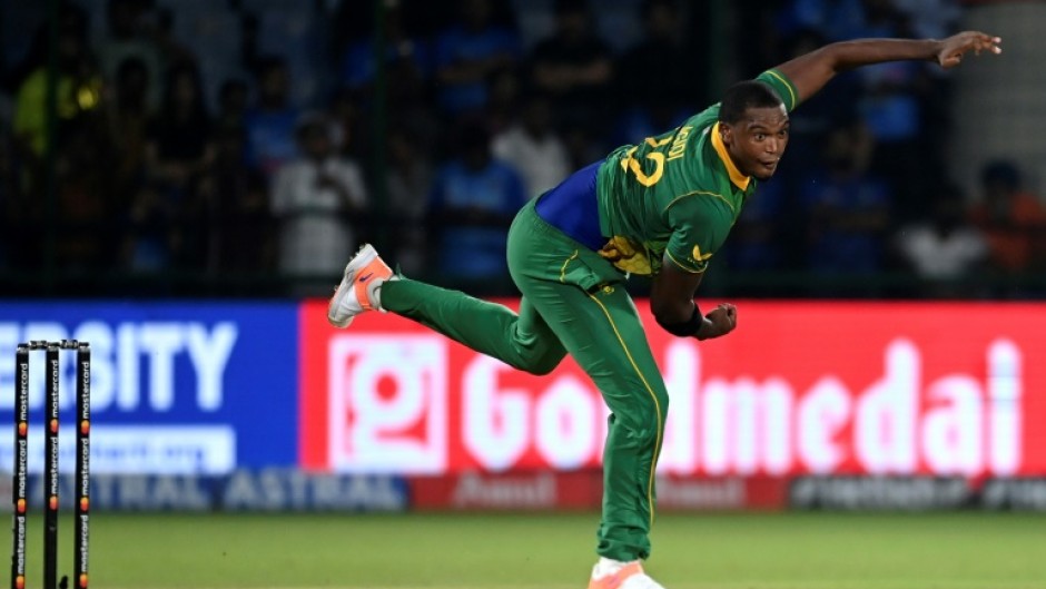 South African fast bowler Lungi Ngidi took the wicket of Shubman Gill in the 3rd ODI against India in New Delhi