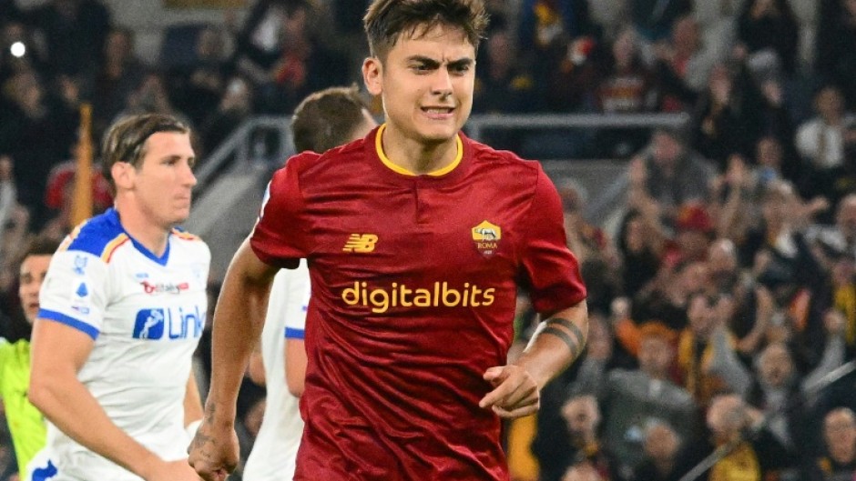 Paulo Dybala limped out of Roma's 2-1 win against Lecce on Sunday
